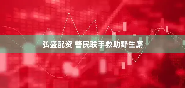 弘盛配资 警民联手救助野生麝