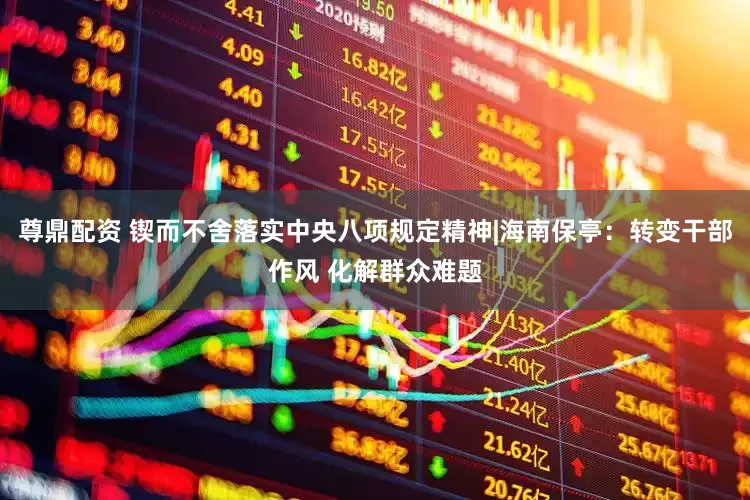 尊鼎配资 锲而不舍落实中央八项规定精神|海南保亭：转变干部作风 化解群众难题